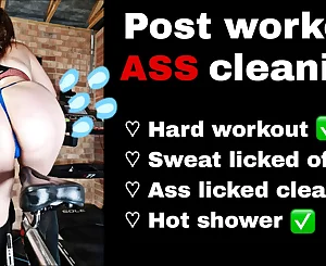 Female domination Masculine Marionette Instructing Zero Miss Raven Perspiring Exercise Rump Cleaning Tonguing Servitude Real FLR Bathroom Domme