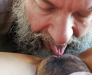 Mature Gringo Licks, Gobbles & Revels Mouth-watering Latin Cunt