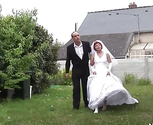 Fur covered french mature bride gets her donk porked and knuckle porked